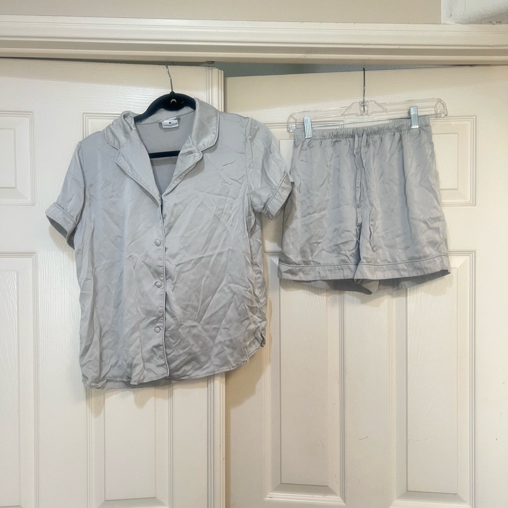 Women's Gray Pajama Set
